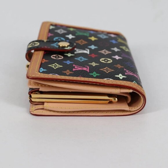 LOUIS VUITTON Multicolor Portefeuille Viennois Wallet Black - Picture 3 of 16
